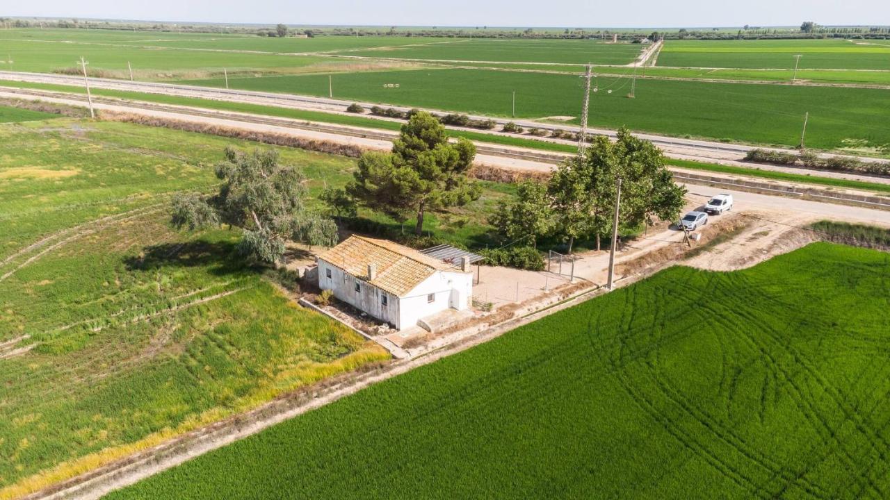 Quet - Casa Rural Con Piscina Privada En El Delta Del Ebro - Deltavacaciones Deltebre Kültér fotó