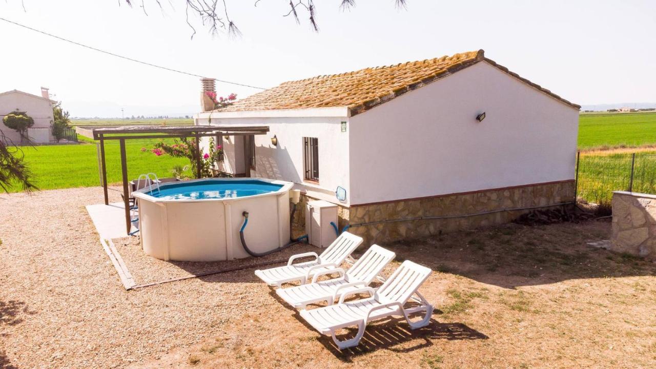 Quet - Casa Rural Con Piscina Privada En El Delta Del Ebro - Deltavacaciones Deltebre Kültér fotó